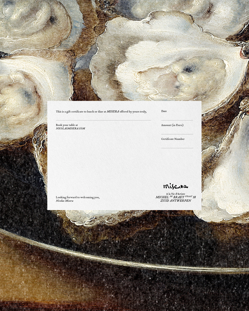 RESTAURANT MISERA  - Gift Card (value of choice)